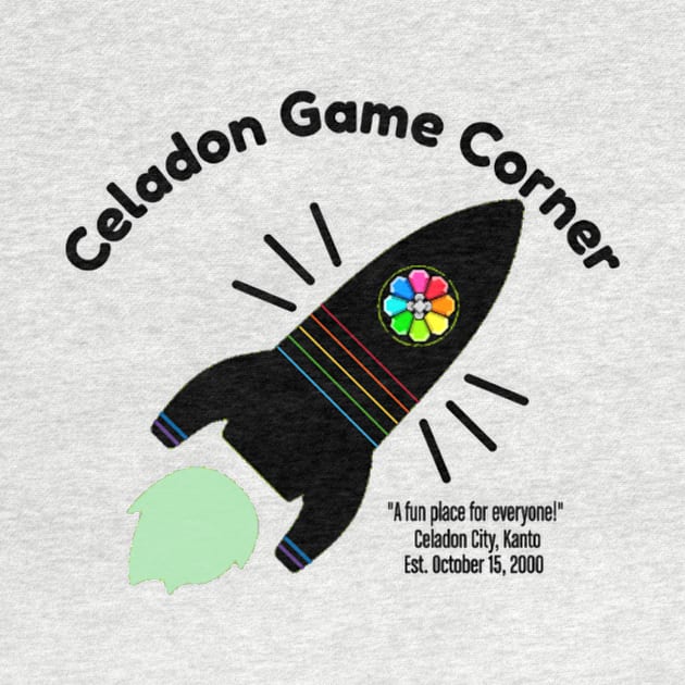 Celadon Game Corner Black Text by CarmineDesigns